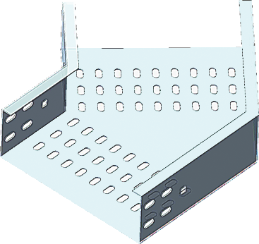 Horizontal Elbow (Perforated Type) - Image 3